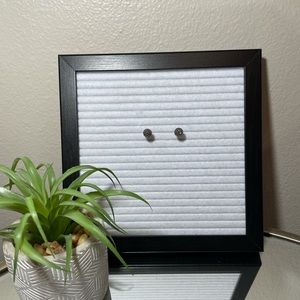 Black Diamond Ball Earrings